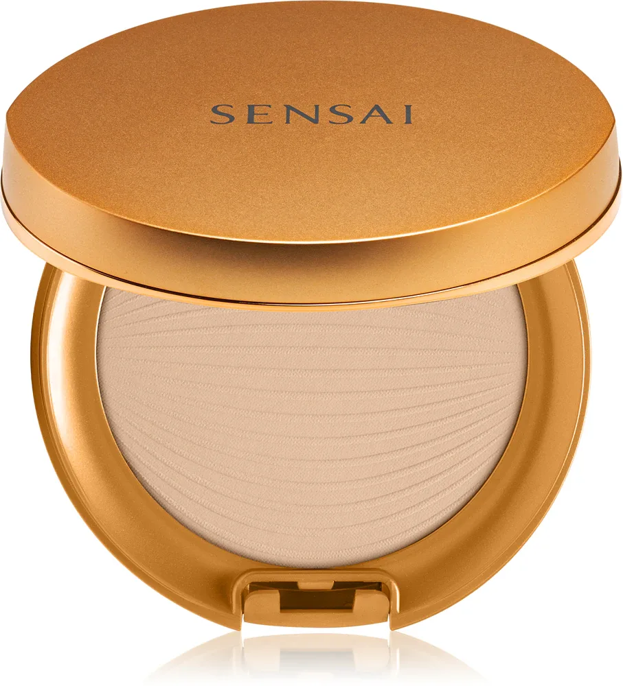 Sensai Silky Bronze Natural Veil Compact - Компактное порошковое тональное средство для осветления и сглаживания кожи, 8 г, оттенок SC01 Light