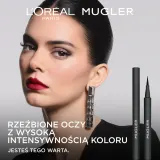 L’Oreal Paris x Mugler - Точный водостойкий маркер для глаз оттенок Black, 1 ml — фото 6