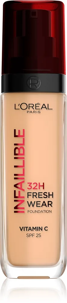 L’Oreal Paris Infaillible 32H Fresh Wear - Долговременное тонирование в жидкой основе оттенок 200 WARM DORE, 30 ml