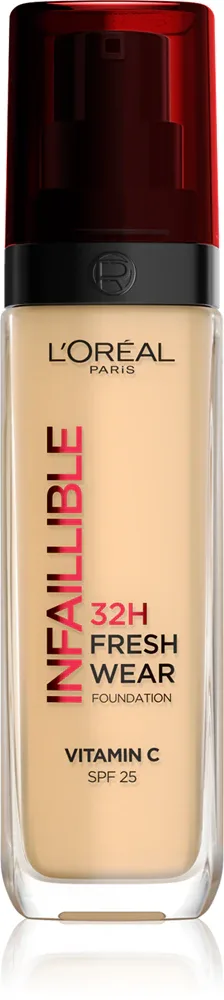 L’Oreal Paris Infaillible 32H Fresh Wear - Долговременное тонирование в жидкой основе, 30 мл, оттенок 130  COOL ROSE
