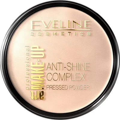 Eveline Cosmetics Art Make-Up - Легкий компактный минеральный пудровый тональный фон с матовым покрытием, 14 г