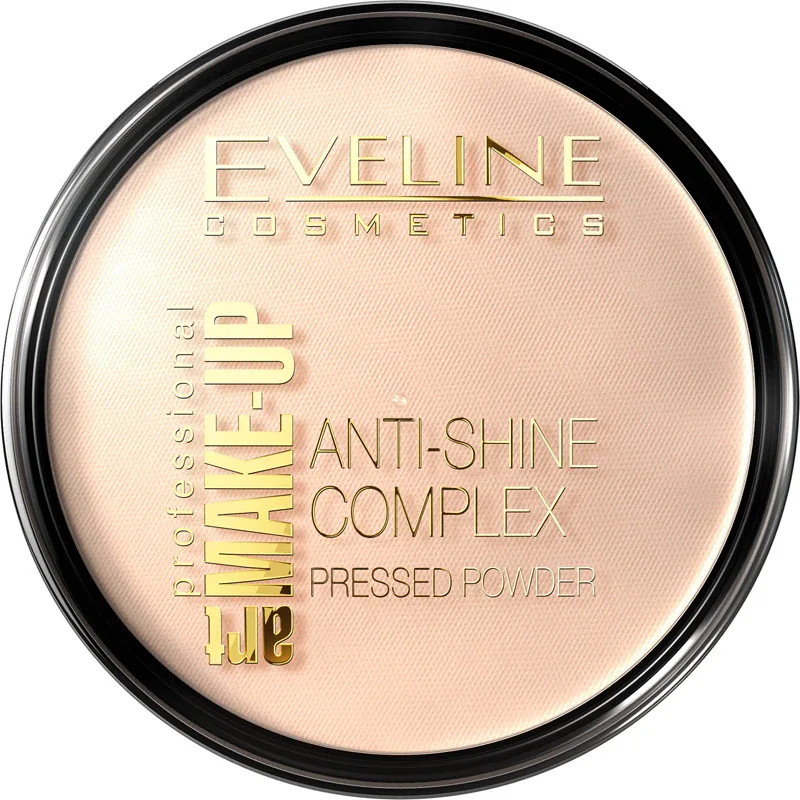 Eveline Cosmetics Art Make-Up - Легкий компактный минеральный пудровый тональный фон с матовым покрытием, 14 г, оттенок 32 Natural