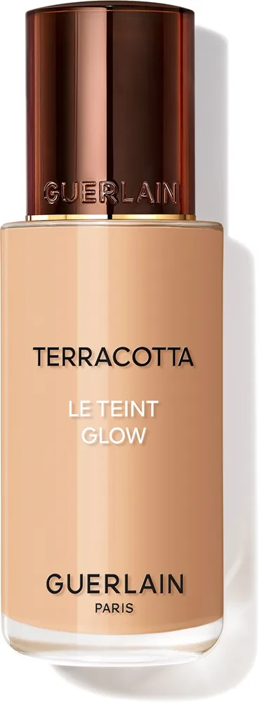 GUERLAIN Terracotta Le Teint Glow - Тональная основа для светлого тона кожи. оттенок 3W Warm, 35 ml