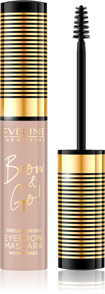 Eveline Cosmetics Brow & Go! - Тушь для бровей, 6 мл, оттенок 05 Taupe