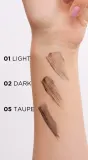 Eveline Cosmetics Brow & Go! - Тушь для бровей, 6 мл, оттенок 02 Dark — фото 3