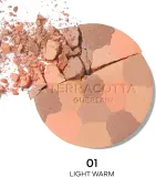 GUERLAIN Terracotta Light - Розово-светящий бронзирующий порошок, который можно наполнить оттенок 01 Light Warm, 10 g — фото 2