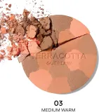 GUERLAIN Terracotta Light - Розово-светящий бронзирующий порошок, который можно наполнить оттенок 03 Medium Warm, 10 g — фото 2