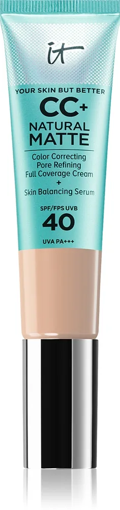IT Cosmetics Your Skin But Better CC+ Natural Matte - Крем CC матирующий SPF 40 Fair Light, 32 ml