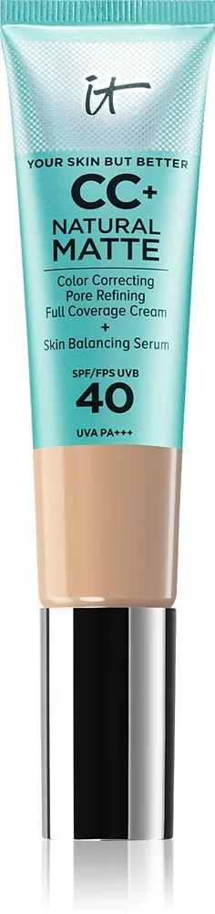 IT Cosmetics Your Skin But Better CC+ Natural Matte - Крем CC матирующий SPF 40 Light, 32 ml