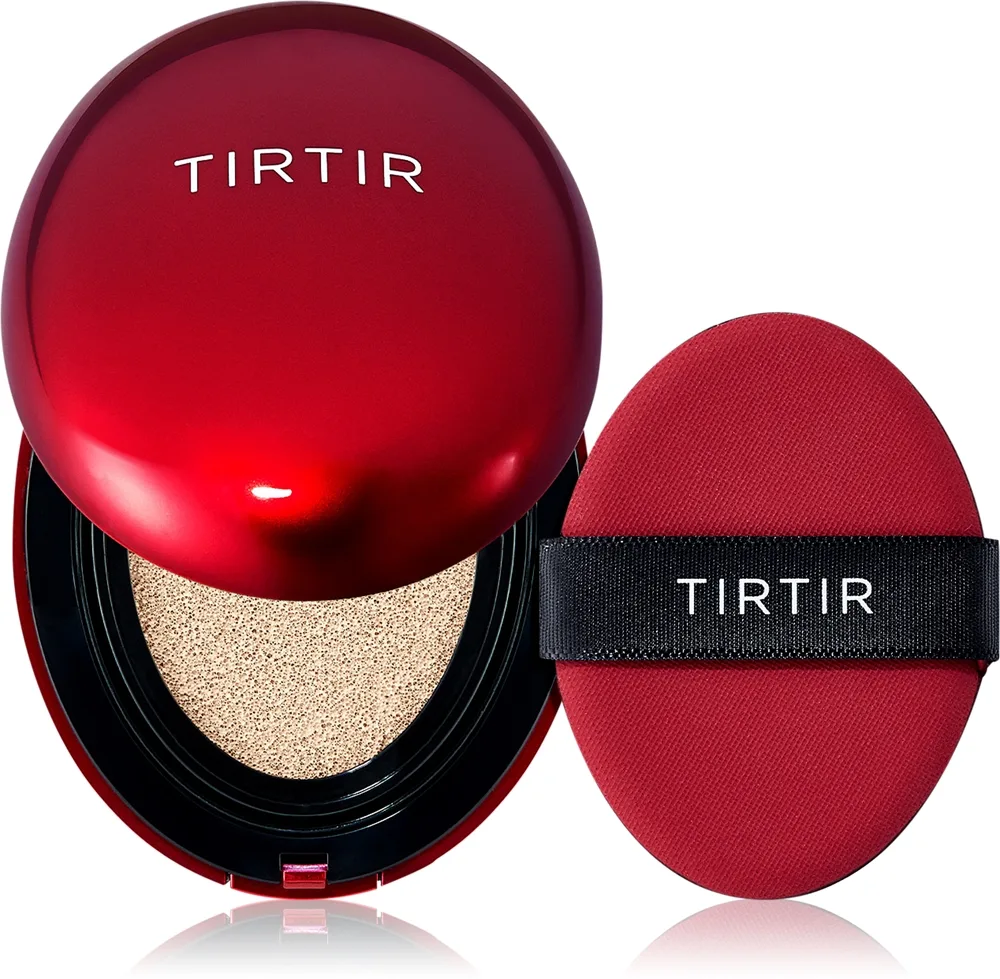 TIRTIR Mask Fit Red Cushion Mini - Долговременный тональный фонд в губке, 4 г, оттенок 13W Cream