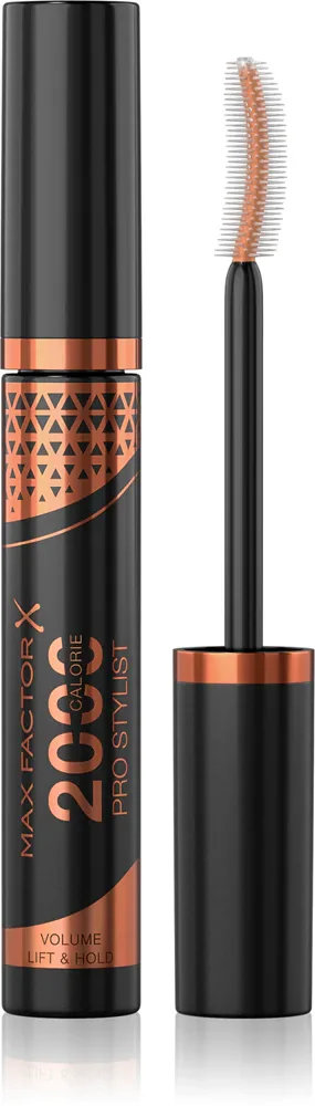 Max Factor 2000 Calorie Pro Stylist - Тушь для ресниц, увеличивающая объем оттенок Black, 9 ml
