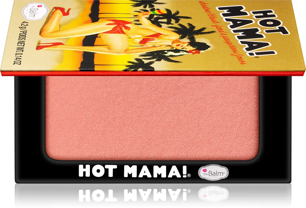theBalm Mama Hot - Румяна и тени для век в одном оттенок Beautiful Peachy Pink, 4 g