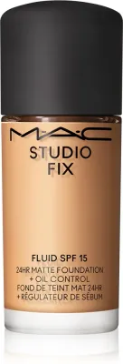 MAC Cosmetics Mini Studio Fix Fluid SPF 15 24HR Matte Foundation + Oil Control - Матирующий тональный крем SPF 15, 15 мл