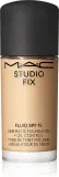 MAC Cosmetics Mini Studio Fix Fluid SPF 15 24HR Matte Foundation + Oil Control - Матирующий тональный крем SPF 15, 15 мл, оттенок NC17 — фото 1