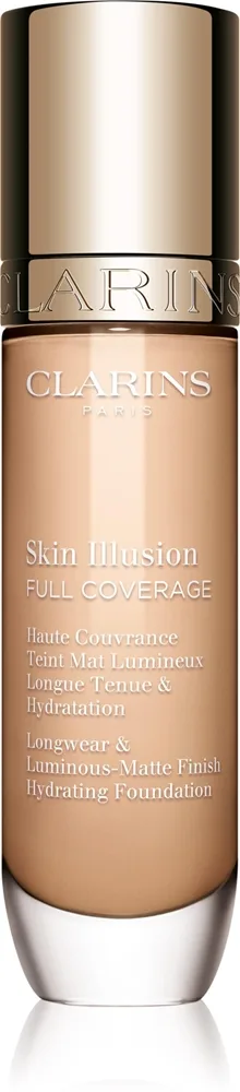 Clarins Skin Illusion Hydrating Foundation - Тональная основа с высокой степенью покрытия оттенок 103N, 30 ml