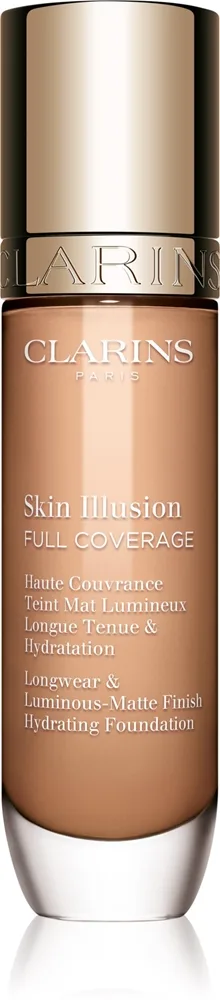 Clarins Skin Illusion Hydrating Foundation - Тональная основа с высокой степенью покрытия оттенок 106N, 30 ml