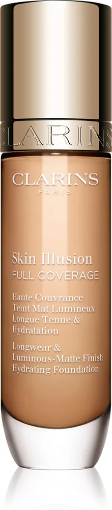 Clarins Skin Illusion Hydrating Foundation - Тональная основа с высокой степенью покрытия оттенок 108.3N, 30 ml
