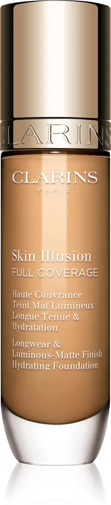 Clarins Skin Illusion Hydrating Foundation - Тональная основа с высокой степенью покрытия оттенок 109C, 30 ml