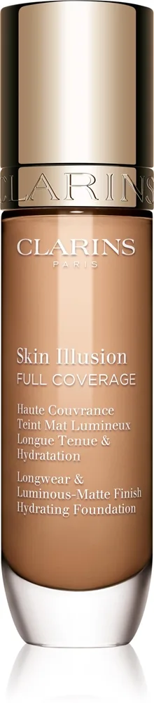Clarins Skin Illusion Hydrating Foundation - Тональная основа с высокой степенью покрытия оттенок 110N, 30 ml
