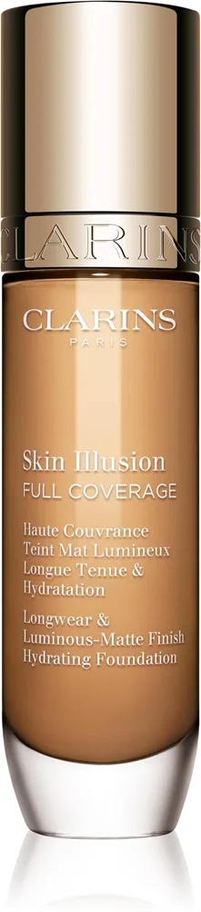 Clarins Skin Illusion Hydrating Foundation - Тональная основа с высокой степенью покрытия оттенок 112.3N, 30 ml