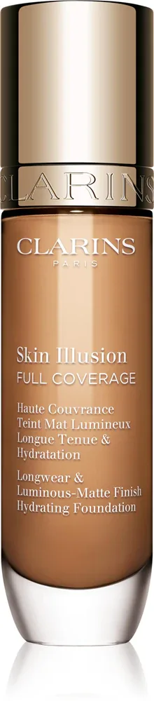 Clarins Skin Illusion Hydrating Foundation - Тональная основа с высокой степенью покрытия оттенок 111N, 30 ml