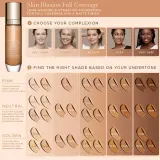 Clarins Skin Illusion Hydrating Foundation - Тональная основа с высокой степенью покрытия, 30 мл, оттенок 100C — фото 5