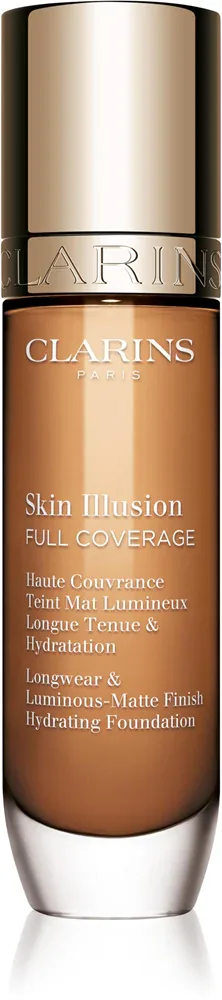Clarins Skin Illusion Hydrating Foundation - Тональная основа с высокой степенью покрытия, 30 мл, оттенок 114.3W