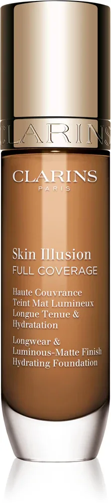 Clarins Skin Illusion Hydrating Foundation - Тональная основа с высокой степенью покрытия, 30 мл, оттенок 115C