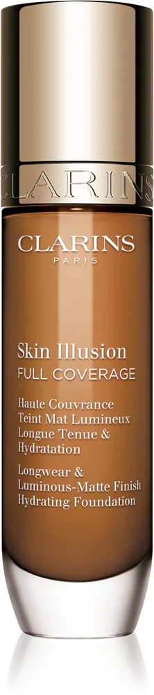 Clarins Skin Illusion Hydrating Foundation - Тональная основа с высокой степенью покрытия, 30 мл, оттенок 118.3W