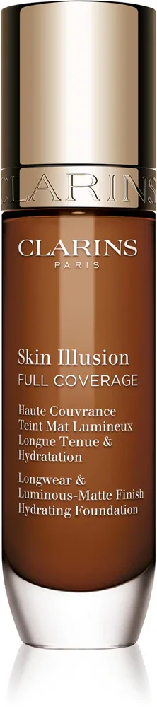 Clarins Skin Illusion Hydrating Foundation - Тональная основа с высокой степенью покрытия, 30 мл, оттенок 119W