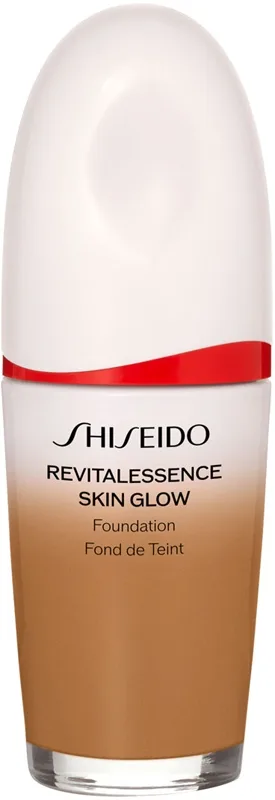 Shiseido Revitalessence Skin Glow Foundation - Легкое тональное средство с эффектом сияния SPF 30 оттенок Bronze, 30 ml