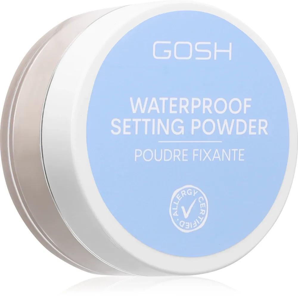 Gosh Waterproof Setting Powder - Водостойкая пудра для фиксации оттенок 001 Transparent, 7 g
