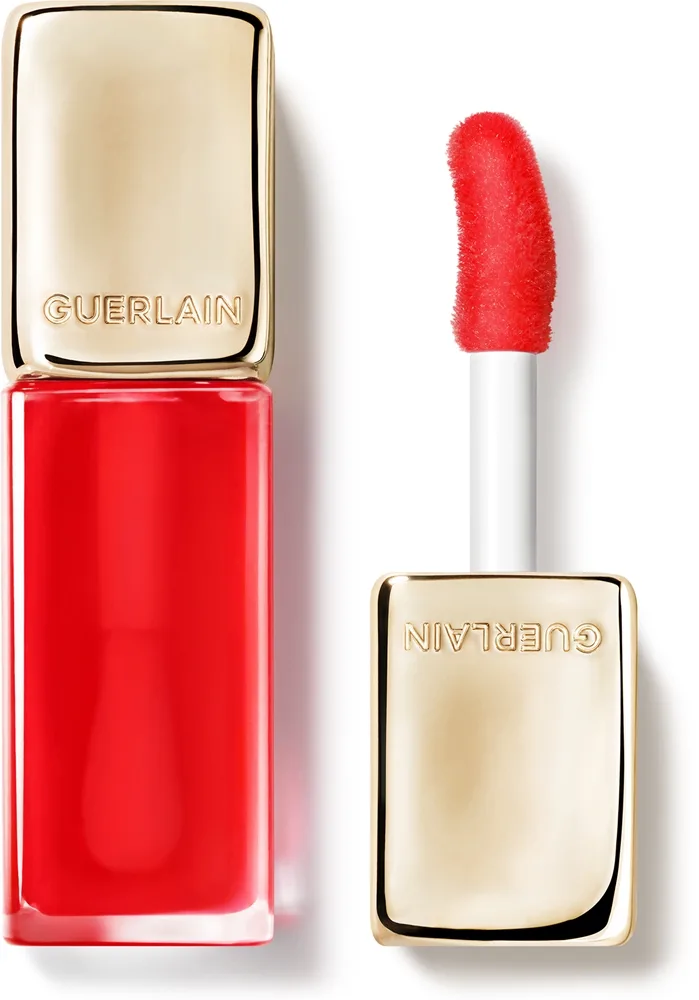GUERLAIN KissKiss Bee Glow Oil - Блеск для губ с медом оттенок 775 Poppy Glow, 9 ml