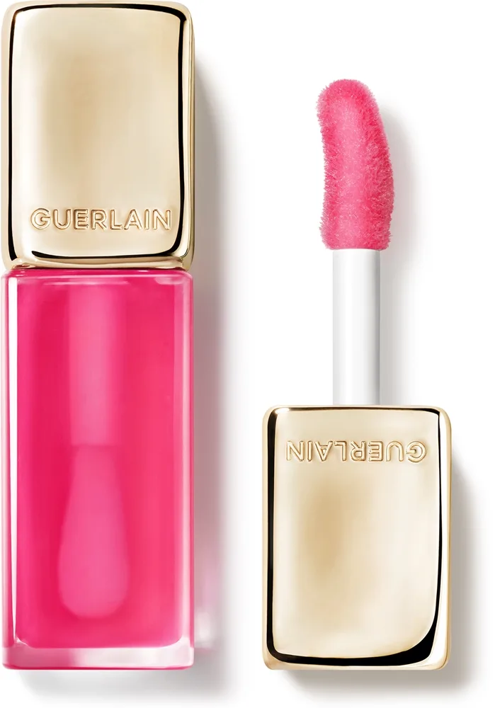 GUERLAIN KissKiss Bee Glow Oil - Блеск для губ с медом оттенок 458 Pop Rose Glow, 9 ml