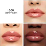 GUERLAIN KissKiss Bee Glow Oil - Блеск для губ с медом, 9 мл, оттенок 309 Honey Glow — фото 3