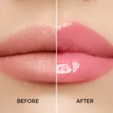 GUERLAIN KissKiss Bee Glow Oil - Блеск для губ с медом, 9 мл, оттенок 389 Sparkling Peach — фото 5