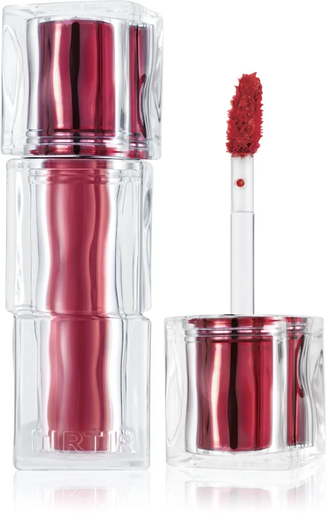 TIRTIR Waterism Glow Tint - Долговременный блеск для губ в маленькой упаковке оттенок 18 Cherrid (Red Holic Collection), 1 g