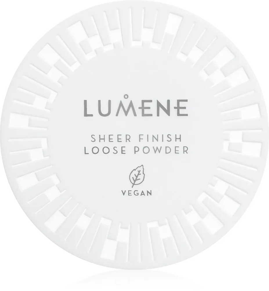Lumene Nordic Makeup Sheer Finish - Прозрачный матирующий пудреница, 8 g
