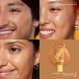 NYX Professional Makeup Buttermelt Glaze - Тонирующий крем для лица с SPF 30 оттенок 04 Almond Butta, 30 ml — фото 5