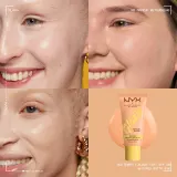 NYX Professional Makeup Buttermelt Glaze - Тонирующий крем для лица с SPF 30, 30 мл, оттенок 01 Whipped Butta — фото 5