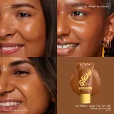NYX Professional Makeup Buttermelt Glaze - Тонирующий крем для лица с SPF 30 оттенок 07 toffee Butta, 30 ml — фото 5