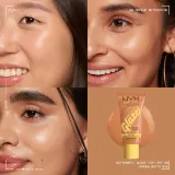 NYX Professional Makeup Buttermelt Glaze - Тонирующий крем для лица с SPF 30 оттенок 03 Cashew Butta, 30 ml — фото 5