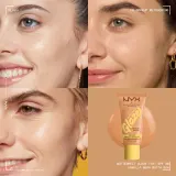 NYX Professional Makeup Buttermelt Glaze - Тонирующий крем для лица с SPF 30 оттенок 02 Vanilla Bean Butta, 30 ml — фото 4
