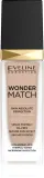 Eveline Cosmetics Wonder Match - Тональная основа с кислотой гиалуроновой, 30 мл, оттенок 12 Light Natural — фото 1