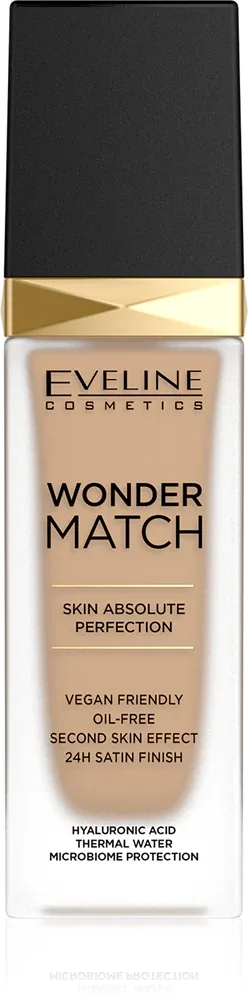Eveline Cosmetics Wonder Match - Тональная основа с кислотой гиалуроновой оттенок 30 Cool Beige, 30 ml