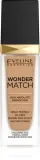 Eveline Cosmetics Wonder Match - Тональная основа с кислотой гиалуроновой, 30 мл, оттенок 40 Sand — фото 1