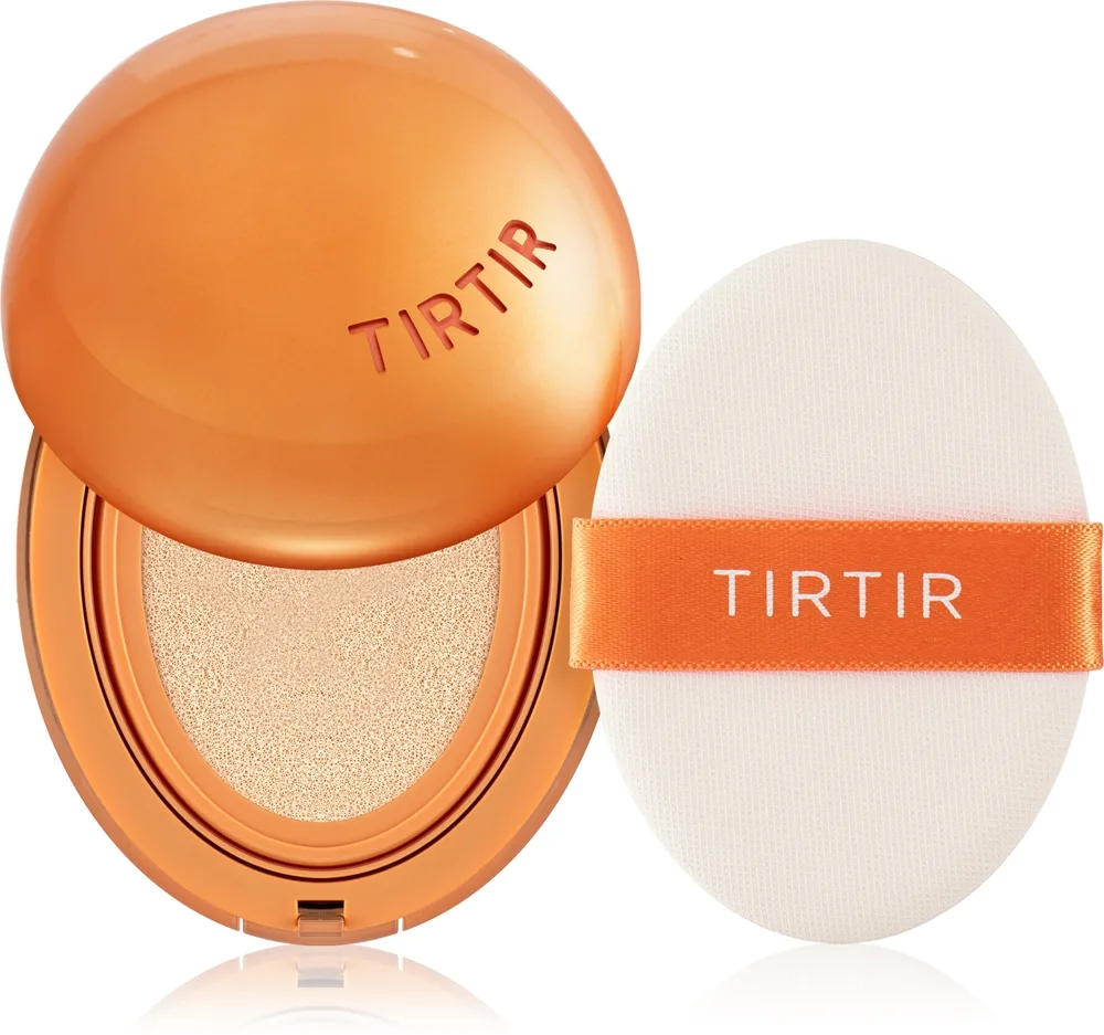 TIRTIR Mask Fit AI Fliter Cushion - Тональная основа с матовым покрытием в губке - долговременный подклад оттенок 19C Petal, 18 g