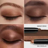Bobbi Brown Long-Wear Cream Shadow Stick Duo - Долговременные тени в карандаше двойная оттенок Milk Chocolate / Midnight Brown, 1 g — фото 3