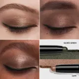 Bobbi Brown Long-Wear Cream Shadow Stick Duo - Долговременные тени в карандаше двойная оттенок Café / Gilded Green, 1 g — фото 3