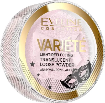 Eveline Cosmetics Variete - Прозрачная пудра с аппликатором, 6 г